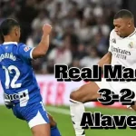 Real Madrid 3-2 Alavés: Game Results