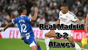 Real Madrid 3-2 Alavés: Game Results